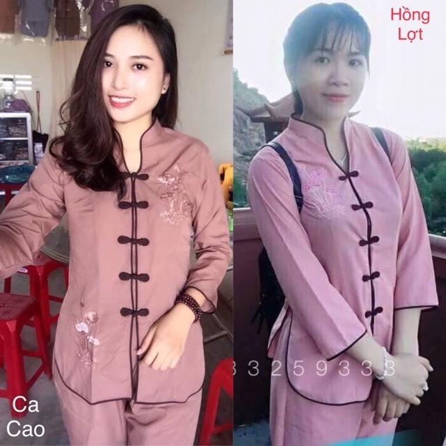 ĐỒ LAM ĐI CHÙA PHÁP PHỤC PHẬT GIÁO Cổ Tàu Viền