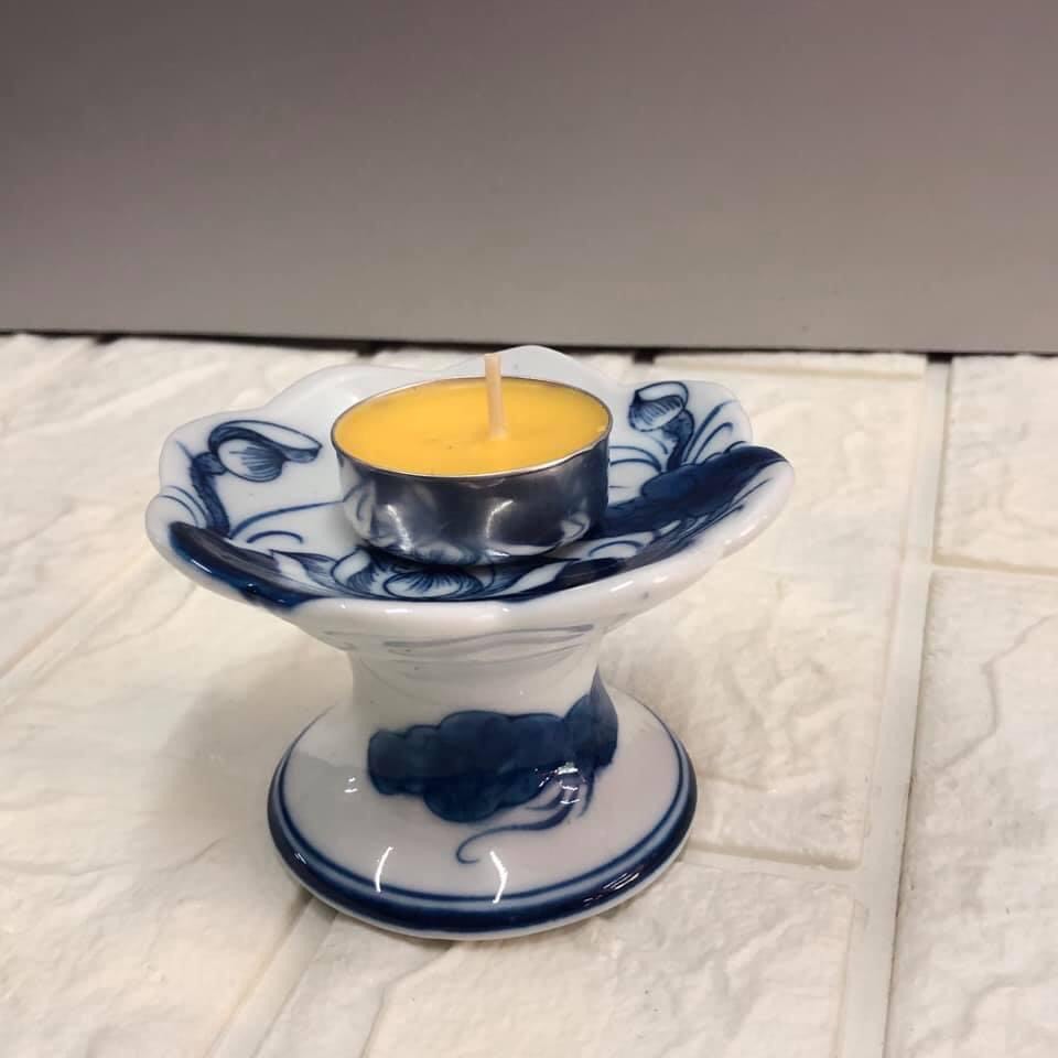 Chân đế sứ để nến thờ bằng sứ BH10107