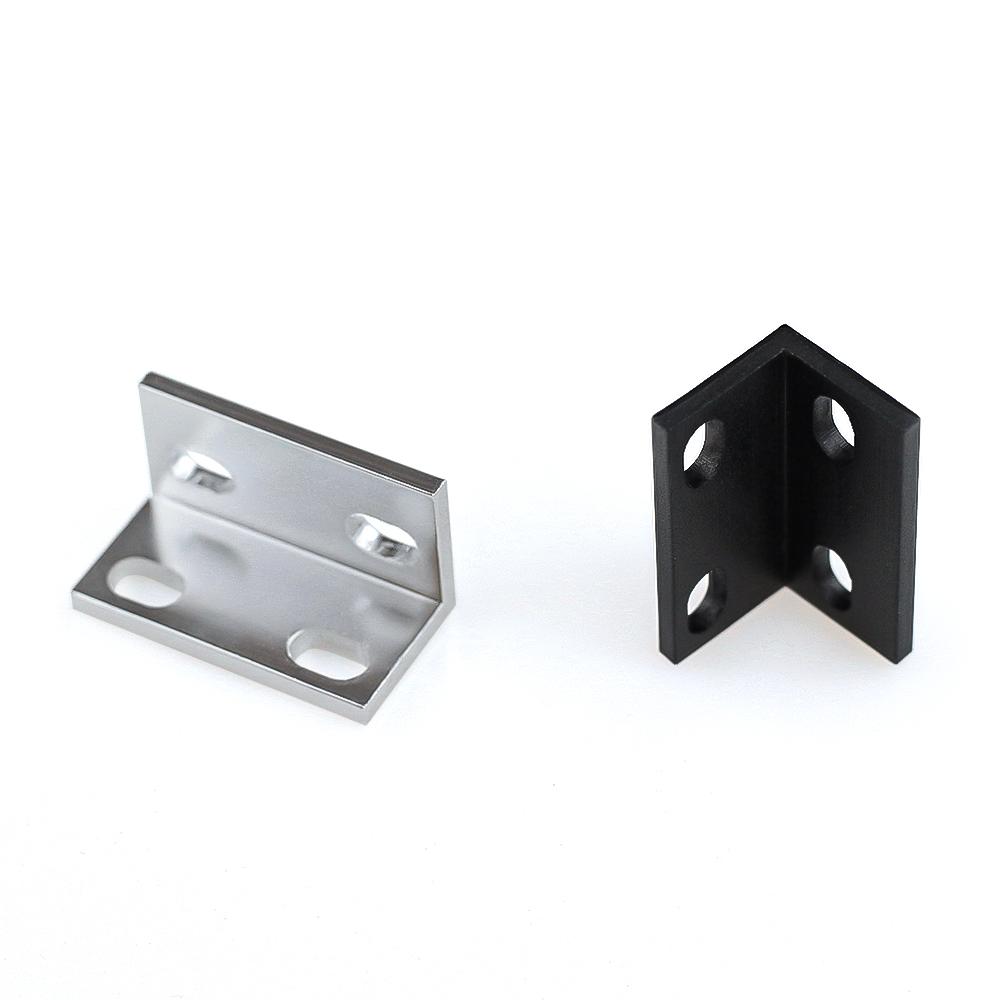 4 Cái Openbuilds Đơn Đôi Ba Chân đế Hỗ trợ Loại L Phổ biến Góc Lắp Đầu nối Nhôm cho Hồ sơ Nhôm