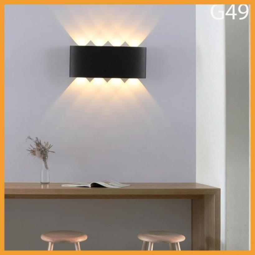 Đèn trang trí hắt tường 2 đầu 8w chống nước G49