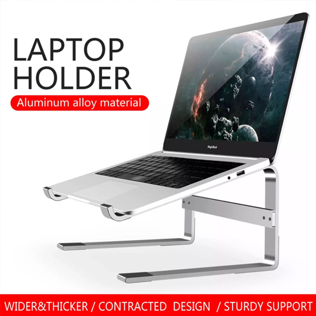 VINETTEAM Giá Đỡ Máy Tính Laptop Macbook Stand Hợp Kim Nhôm Cao Cấp Giúp Tản Nhiệt Có Thể Tháo Rời Đế Giữ Máy Tính Xách Tay - Hàng Chính Hãng