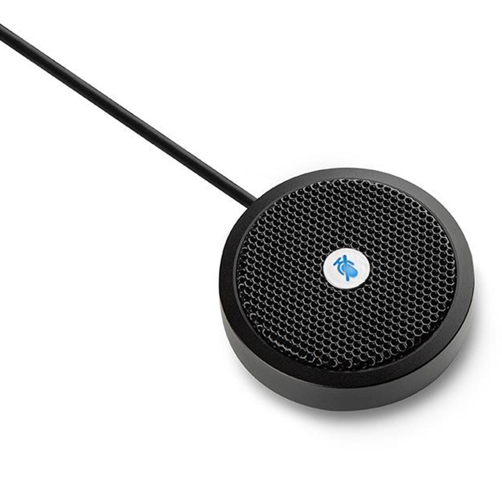 USB Conference Microphone Voice Microphone for PC Desktop Computer Laptop Black