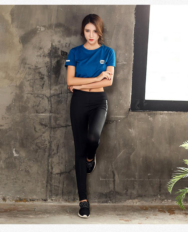 Set Bộ 2 món đồ quần Legging và áo thun thể thao nữ ( Đồ Tập Gym, Yoga, Aerobic )