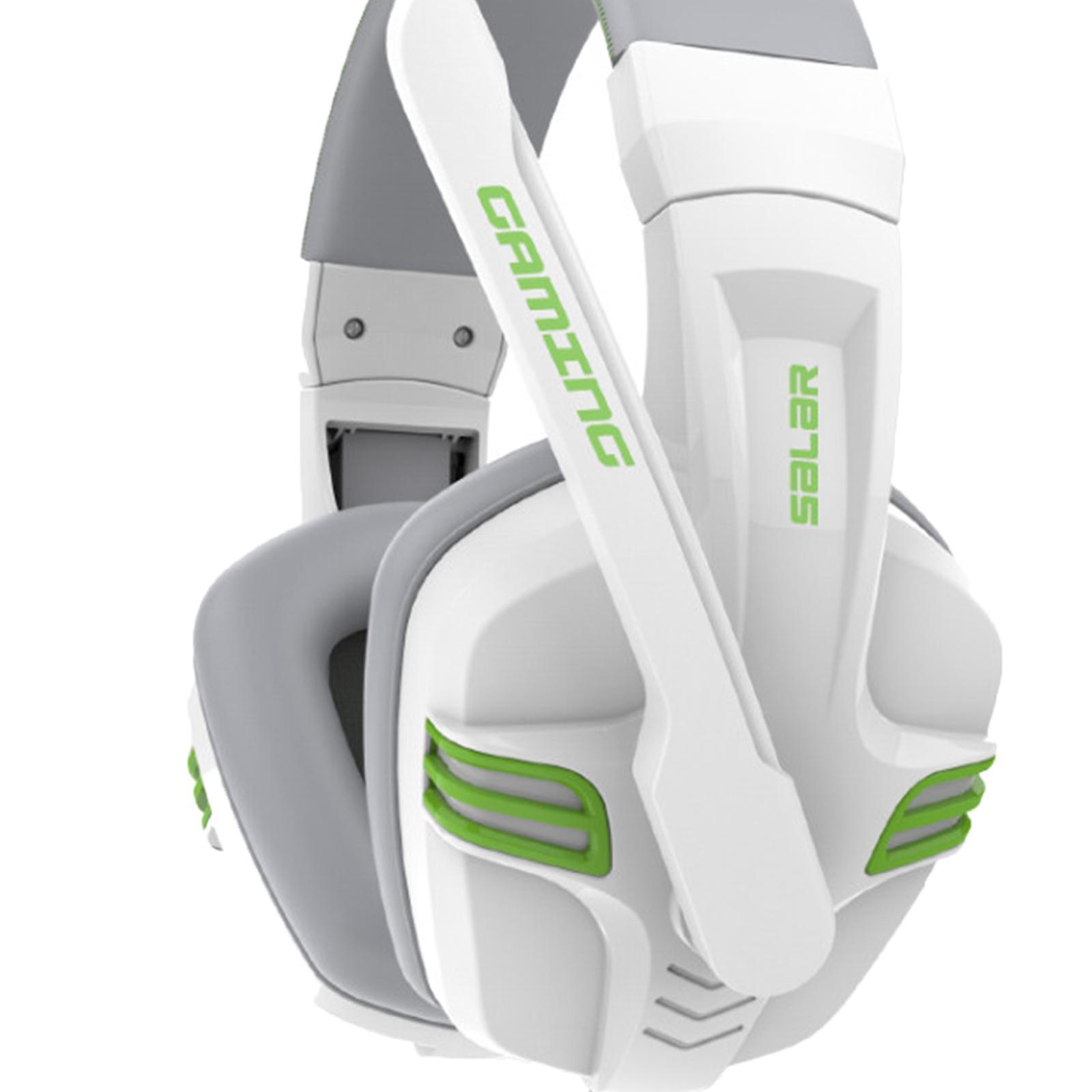 3.5mm Stereo Gaming Headset Wired Headphone with Mic Noise Cancelling