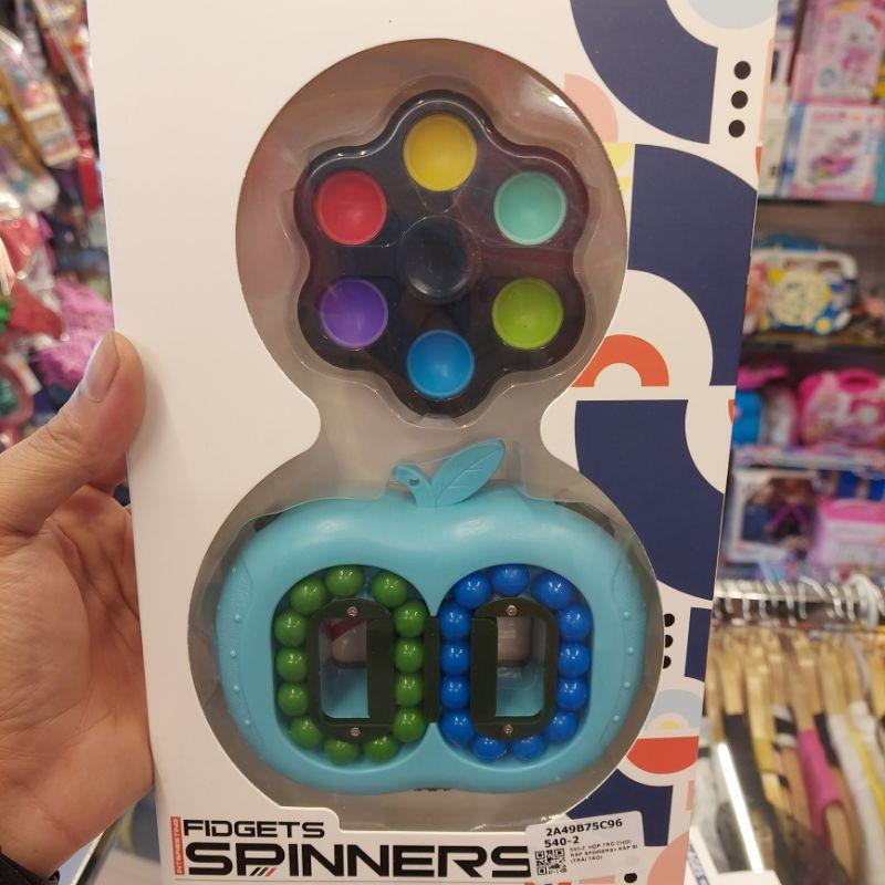 Đồ Chơi Spinner và Ráp Bi Hình Trái Táo