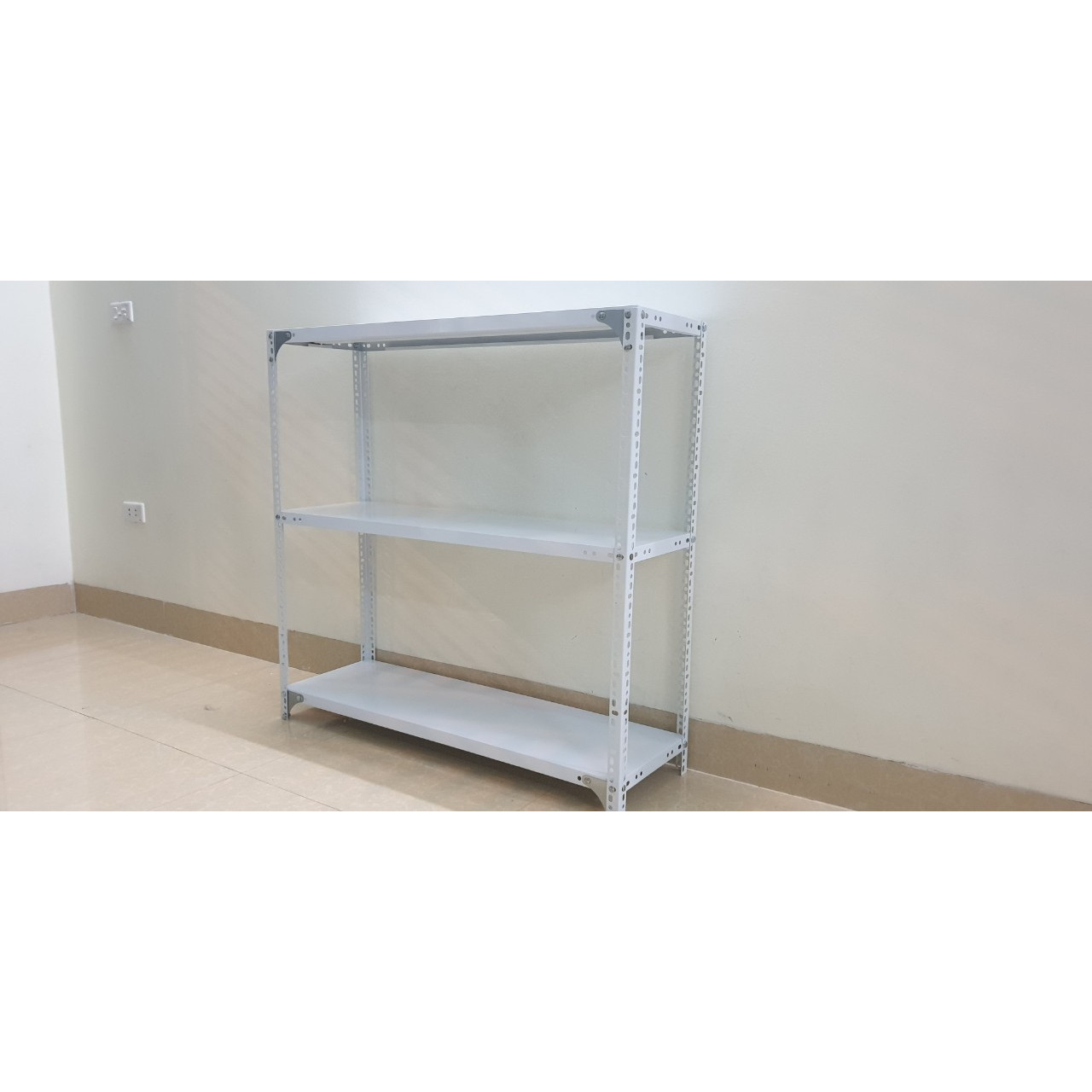 Kệ sắt v lỗ đa năng để các vật dụng kích thước Dài 60cm, Rộng 30cm , Cao 60cm, 80cm, 100cm