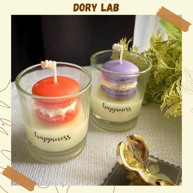Nến Thơm Handmade Ly Tròn Topping Màu Sắc Dory Lab