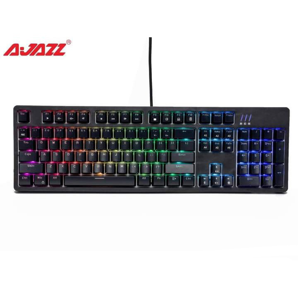 Bàn phím cơ gaming có dây AJAZZ DKM150 Red Switch Led RGB  - Hàng chính hãng