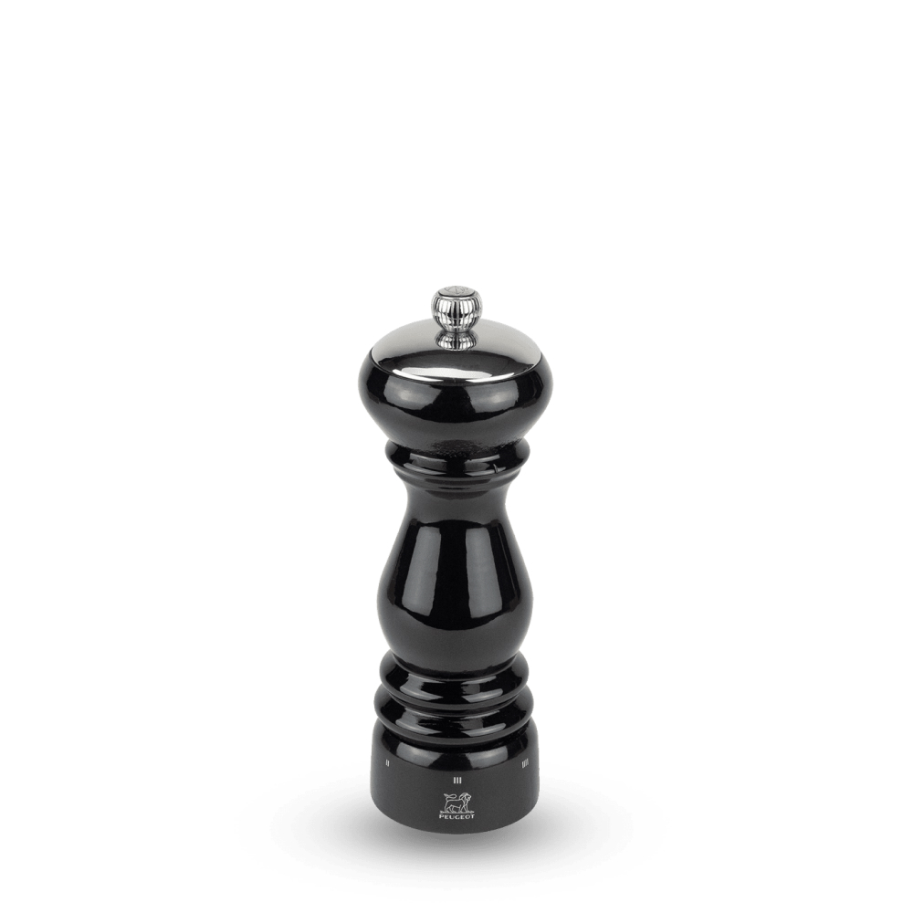 Lọ Xay Muối Peugeot Paris 37475 18cm Gỗ Óc Chó Sơn Mài Đen Hàng chính hãng