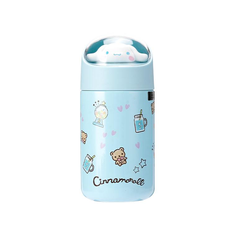 Đồng Hồ Nam Dây Thép Không Gỉ Hoạt Hình Bình Giữ Nhiệt Chân Không 280ML Dễ Thương Trà Cà Phê Sữa Trẻ Em Nước Di Động Cách Nhiệt Giữ Nhiệt