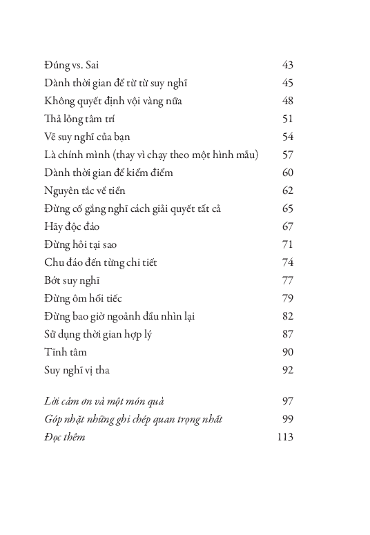 Cách tư duy mạch lạc