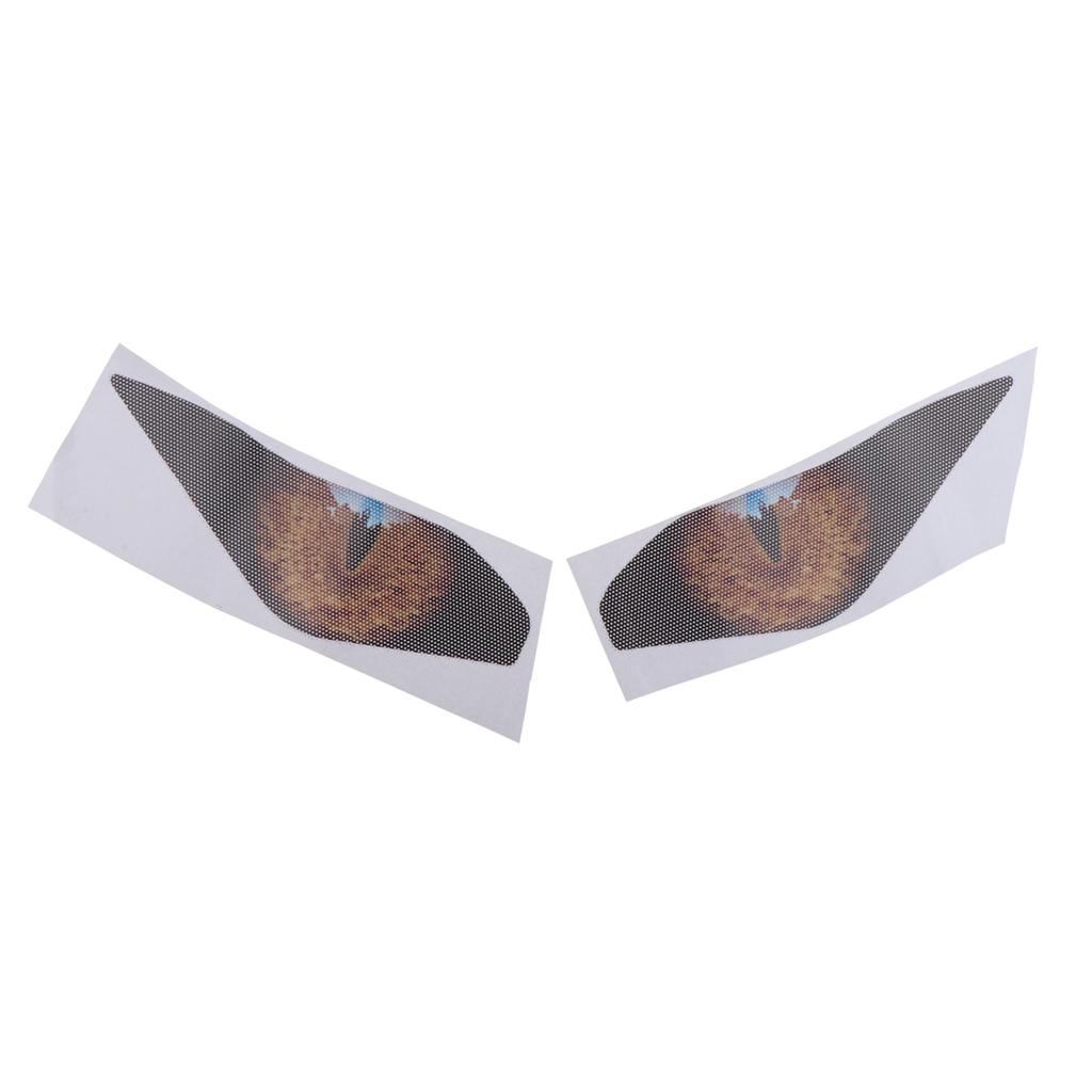 Sport Motorcycle Eyes Headlight Sticker Cover Kit Fit For Kawasaki Ninja650