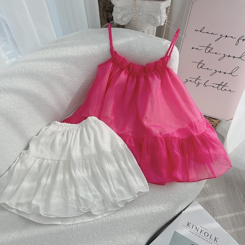 SET ÁO HAI DÂY KÈM CHÂN VÁY