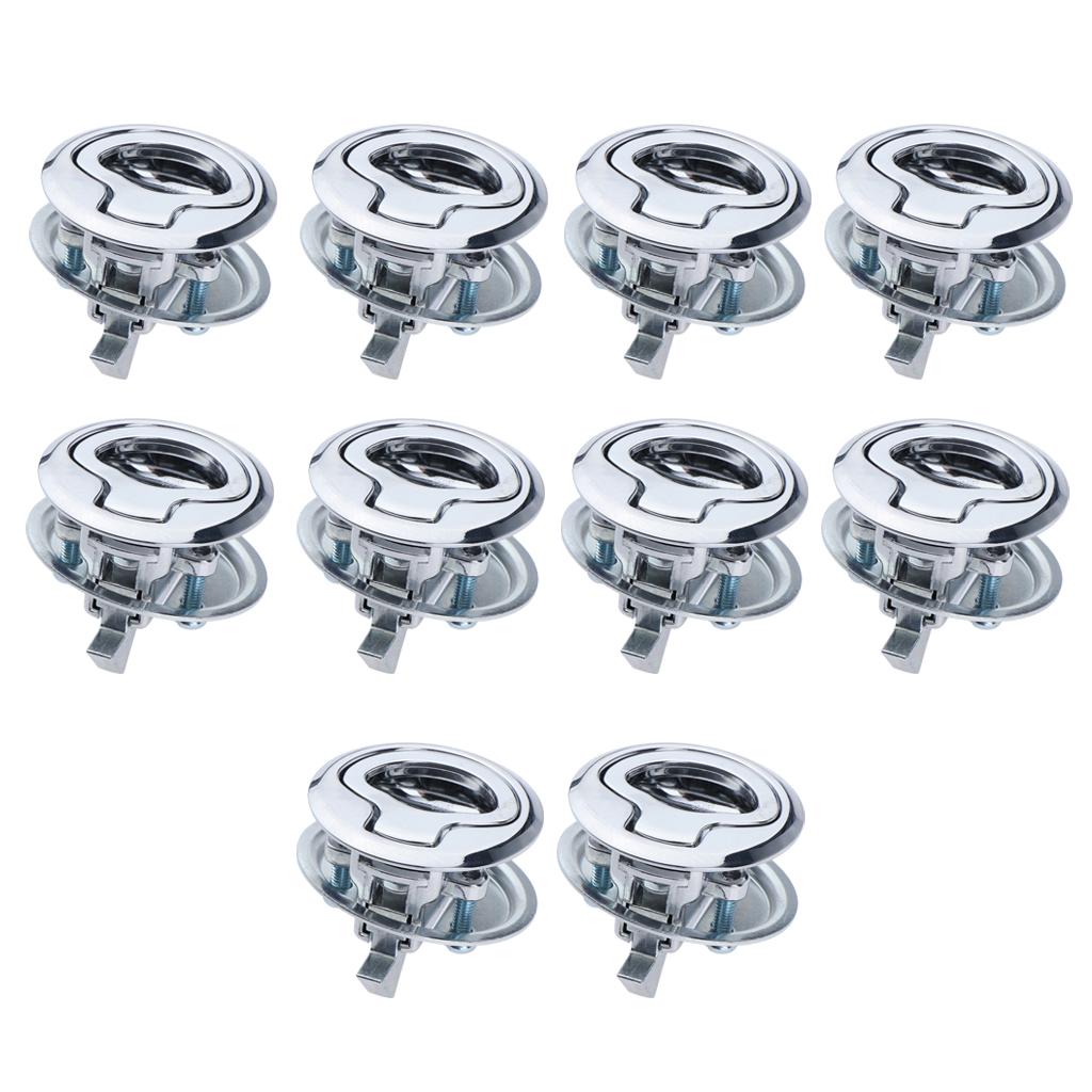 15x Flush Pull Locker Hatch Latch Marine Boat Turning Lock Lift Handle