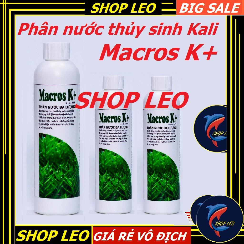 Phân nước thủy sinh cung cấp Kali Macros K+ - Phân Nước Cung Cấp Kali Cho Cây Thuỷ Sinh - Phụ kiện thủy sinh - shopleo