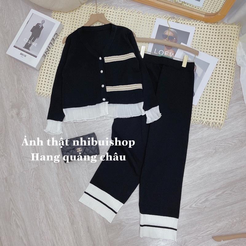 Set len quảng châu pha ren dành cho nữ siêu xinh, siêu hach dáng cực đẹp