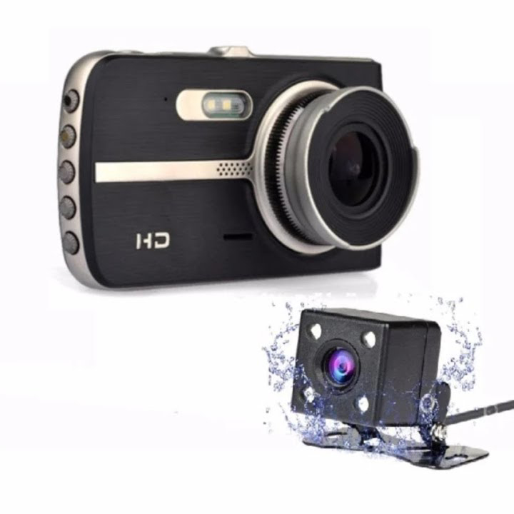 Camera Hành Trình xe hơi  X003 Tiếng Việt ( Trước + Sau) - Màn hình 4 inch - hàng nhập khẩu