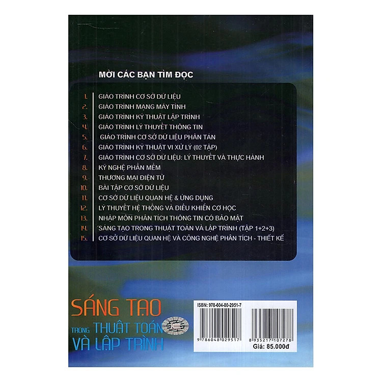 Sáng Tạo Trong Thuật Toán Và Lập Trình - Tập 4 - PGS. TS. Nguyễn Xuân Huy - (bìa mềm)