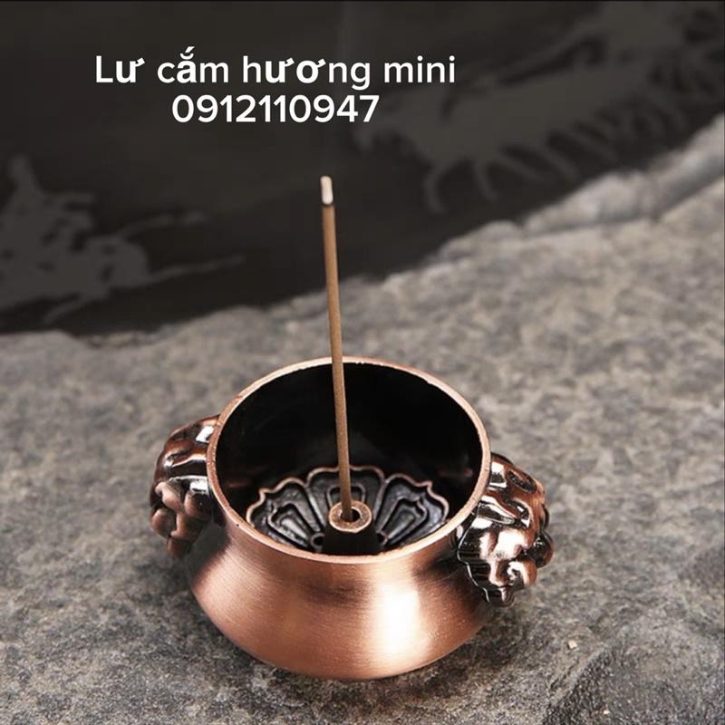 Đĩa cắm hương mini, lư , đài sen cắm hương