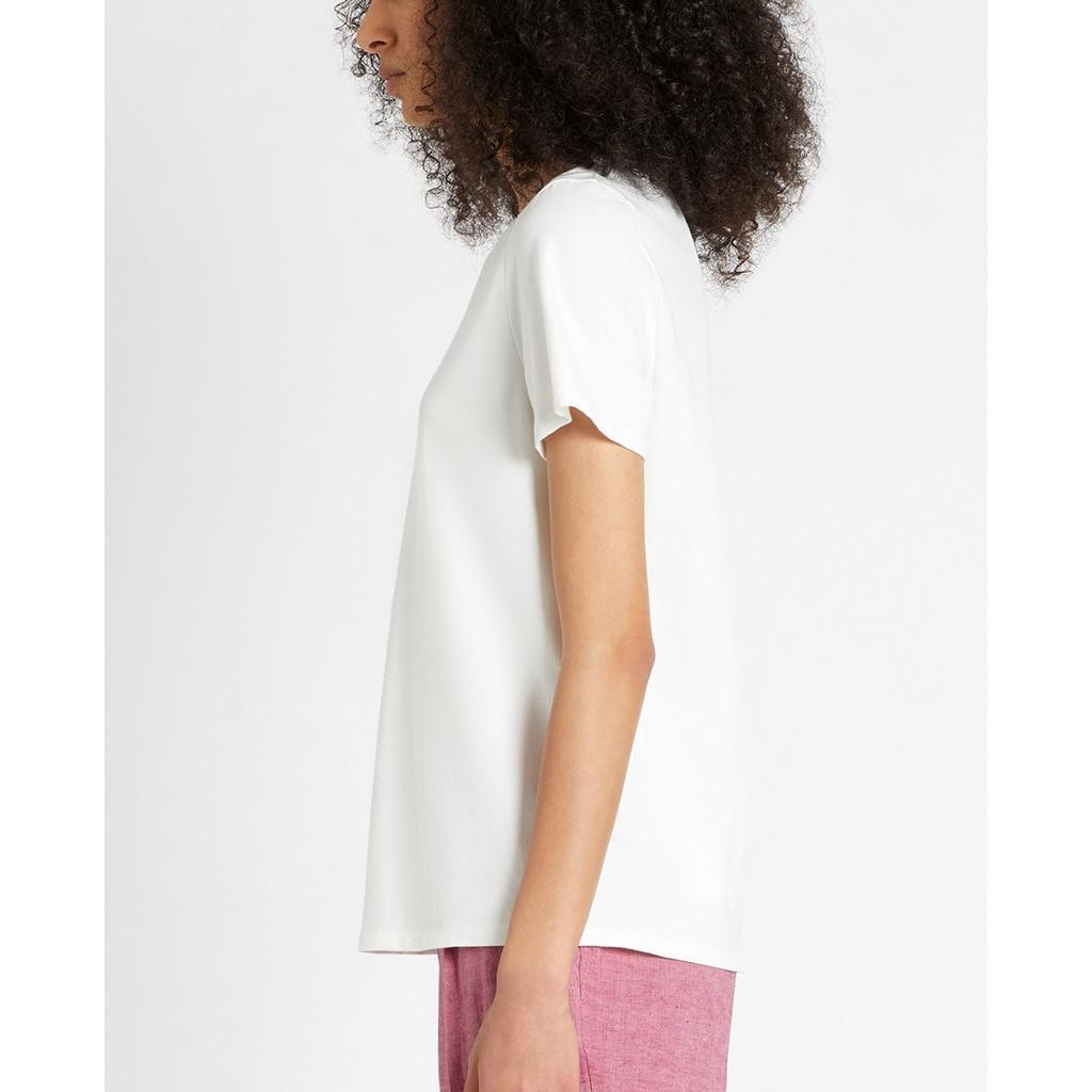 ÁO THUN VNXK THÊU CÀNH HOA - COTTON 100% 4C FORM CHÂU ÂU