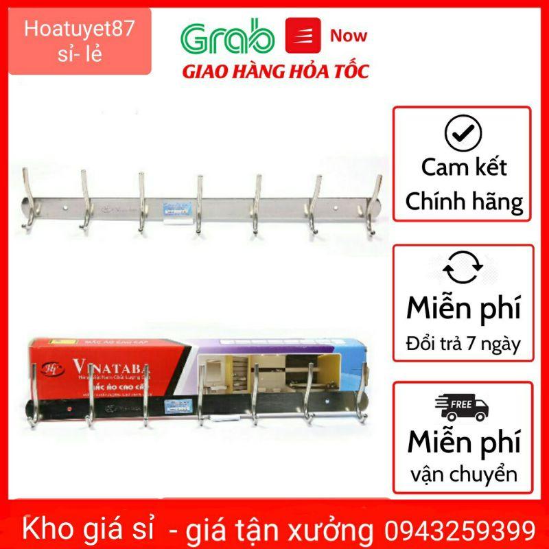 Móc treo quần áo gắn tường inox 100% kèm vít - mấu đôi