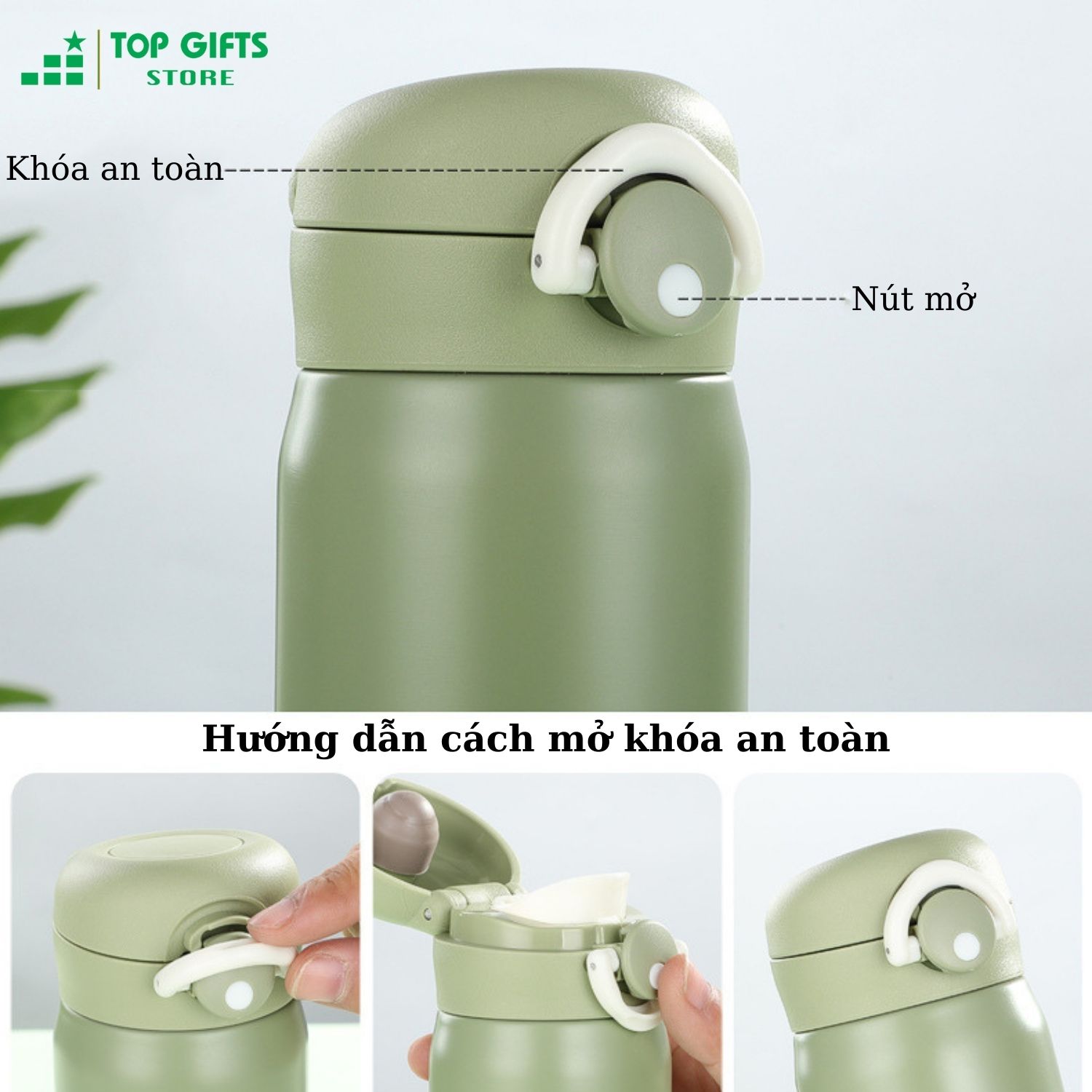 Bình giữ nhiệt khắc tên BGN032 dung tích 500ml - Chống tràn hiệu quả