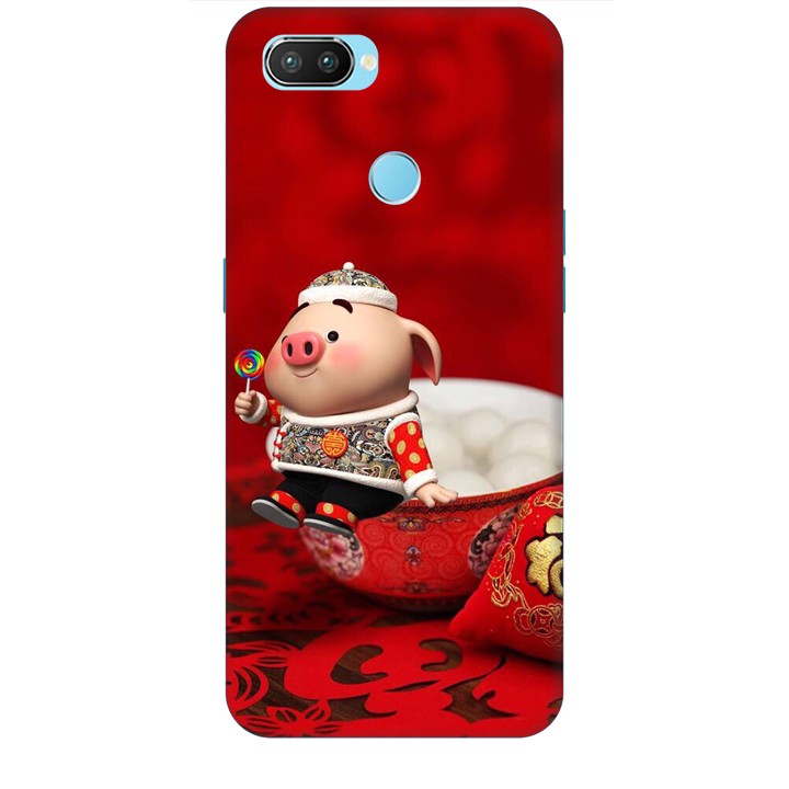 Ốp lưng dành cho điện thoại OPPO REALME 2 PRO Heo Ăn Kẹo
