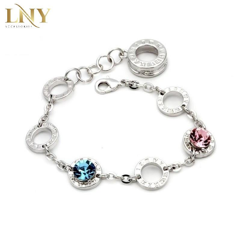 Lắc tay nữ, lắc tay chữ số la mã Lny Accessories