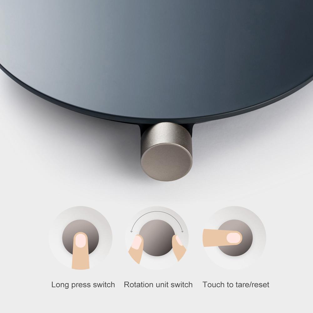 Intelligent BT Kitchen Scale Electronic Scale Mini Mechanical Scale Food Weighing Measuring Tool LED Digital