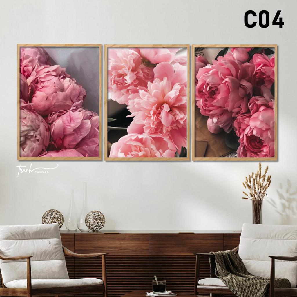 Bộ 3 tranh decor khung composite,tranh trang trí đa dạng mẫu mã