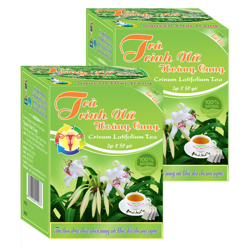 Combo 3 Hộp Trà Trinh Nữ Hoàng Cung Trị U Xơ Tử Cung, Tiền Liệt Tuyến (Hộp 50 Túi Lọc X 2gr) - Nguyên Thái Trang