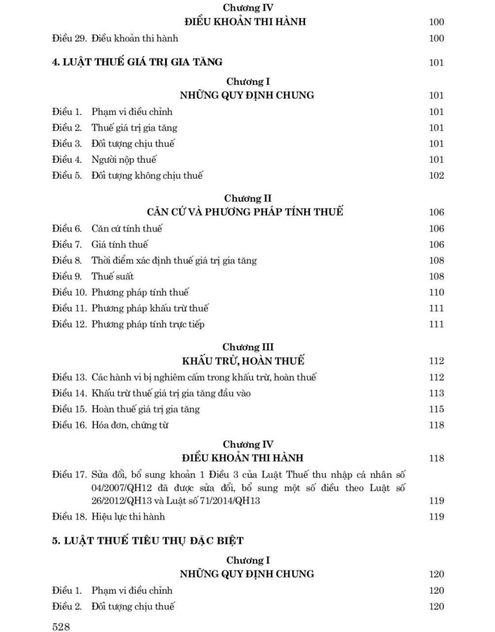 Sách Hệ Thống Các Văn Bản Pháp Luật Về Thuế Và Kế Toán (Hiện Hành) - V2659TA