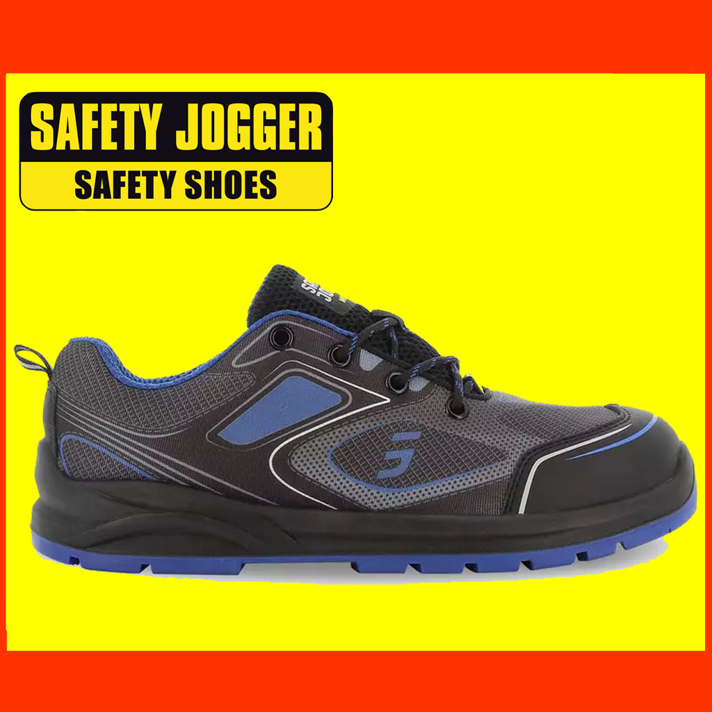 HÀNG CHÍNH HÃNG Giày Bảo Hộ Lao Động Safety Jogger Cador, Trọng Lượng Nhẹ, Chống Dập Ngón, Chống Trơn Trượt – ĐEN XANH – 43
