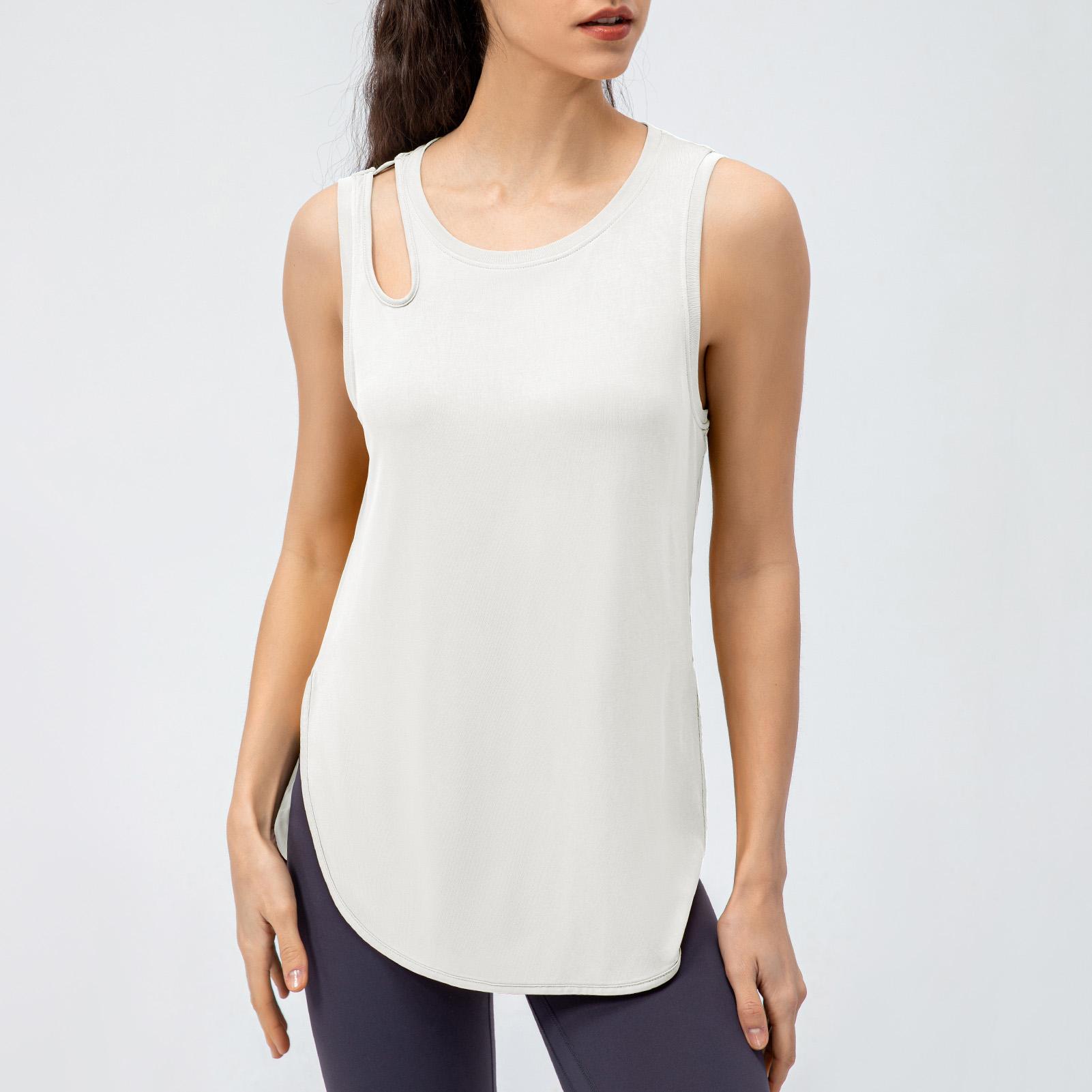 Áo thun nữ Tank Tops không tay thoáng khí nhanh khô để chạy bộ, luyện tập thể thao