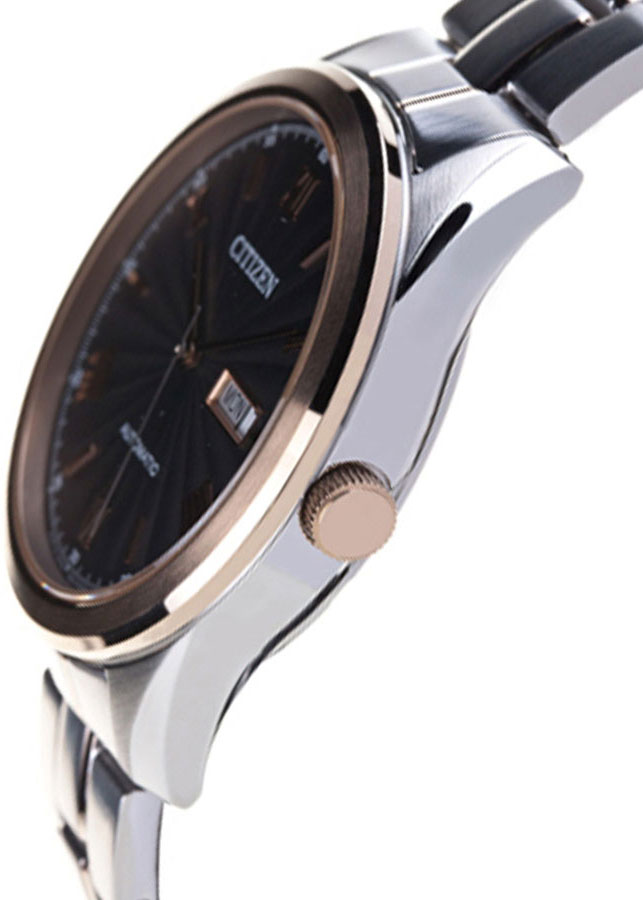 Đồng Hồ Nam Citizen Dây Thép Không Gỉ NH7514-59E - Mặt Đen