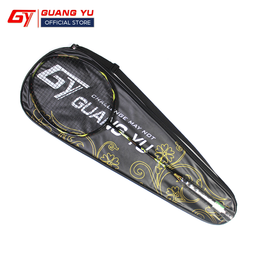 Vợt Cầu Lông Chính Hãng GUANG YU 3U SUPER POWER Chuyên Tấn Công Khung Vợt Carbon Cao Cấp Lưới Căng Sẵn 10KG-KN02