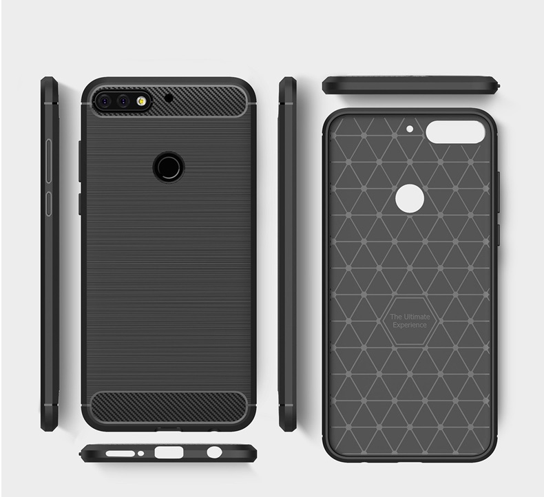 Ốp lưng chống sốc vân Carbon dành cho Huawei Y7 Pro 2018