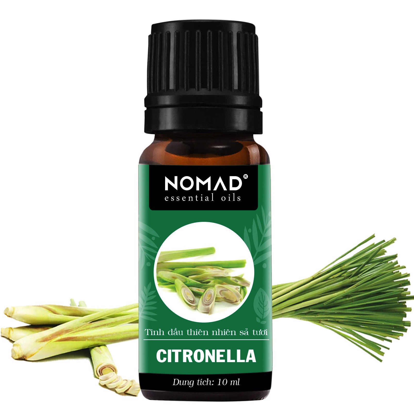 Tinh Dầu Thiên Nhiên Hương Sả Tươi Nomad Essential Oils Citronella 30ml