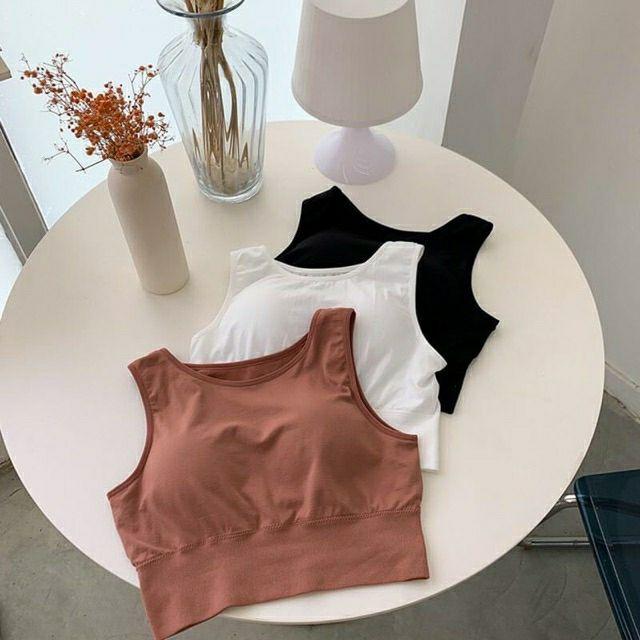 Áo bra kèm mút đệm ngực, bra croptop