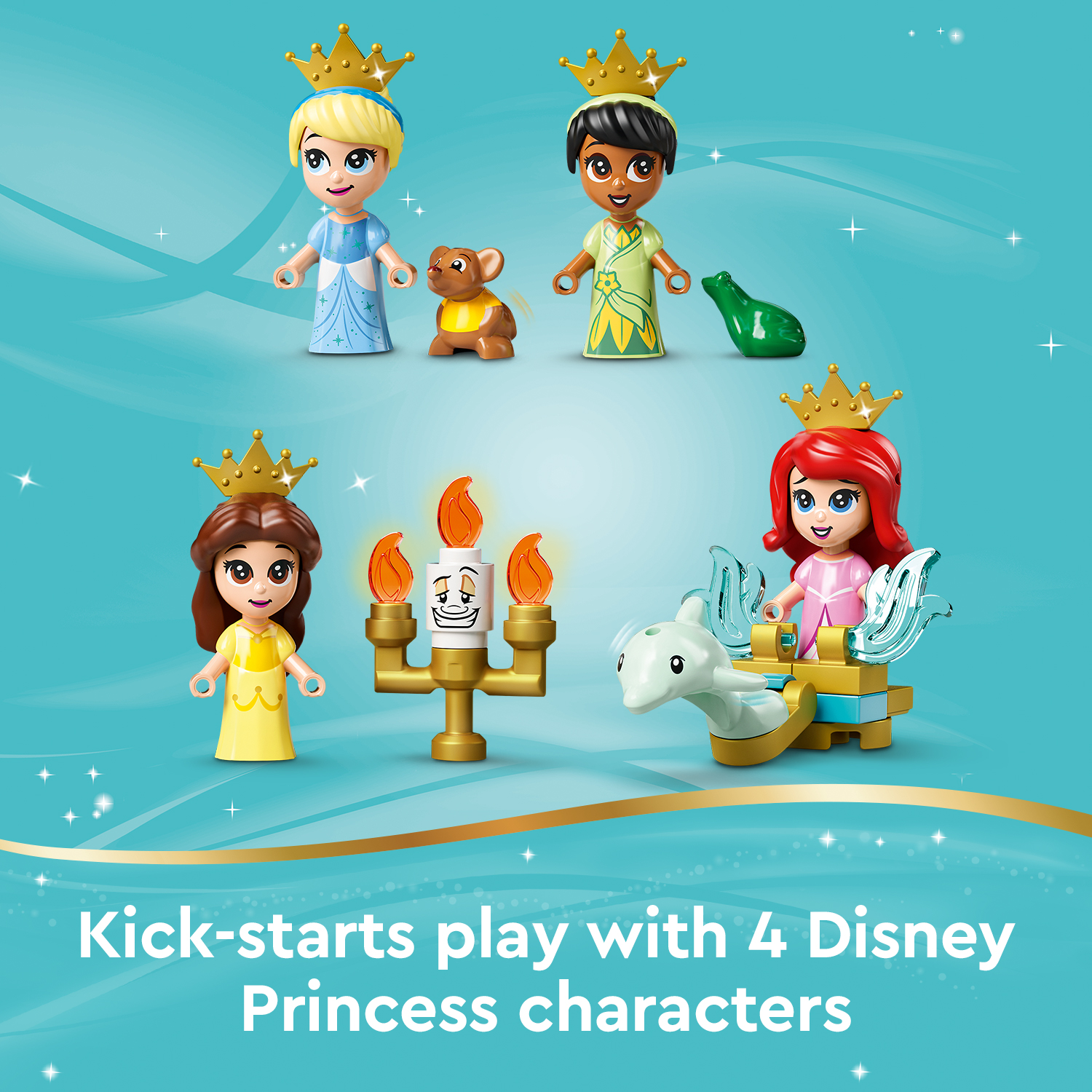 LEGO Disney Princess 43193 Hộp lâu đài công chúa Disney (131 chi tiết )