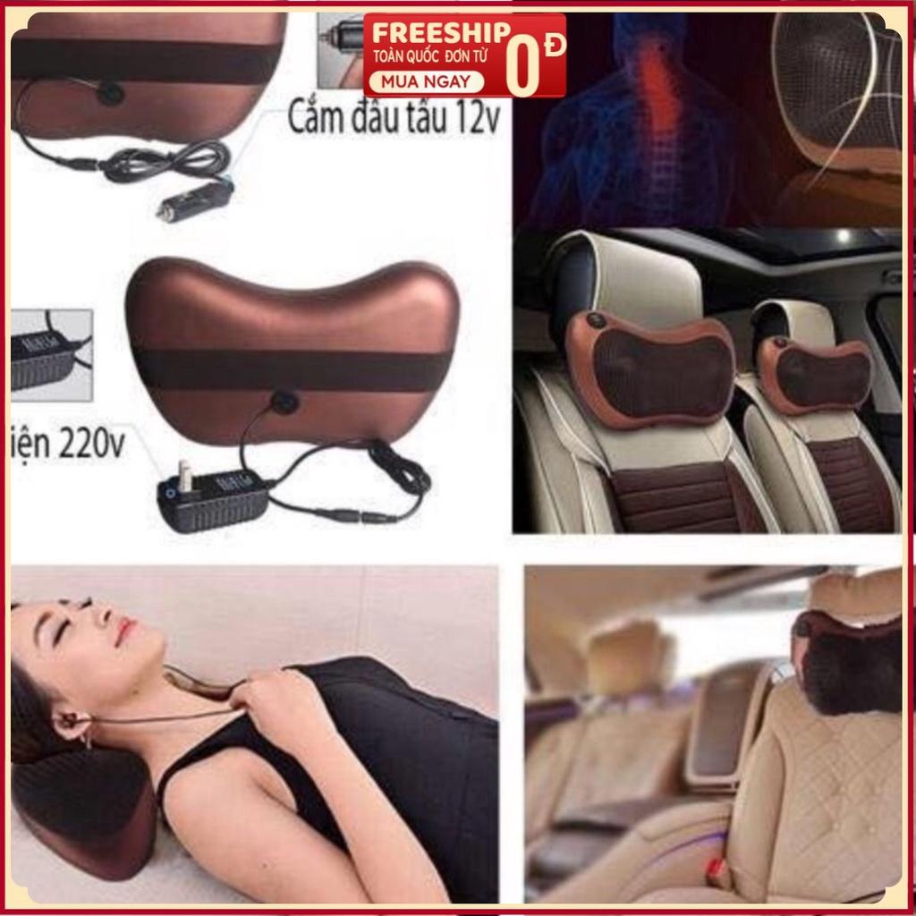 Gối massage 8 bi hồng ngoại T2