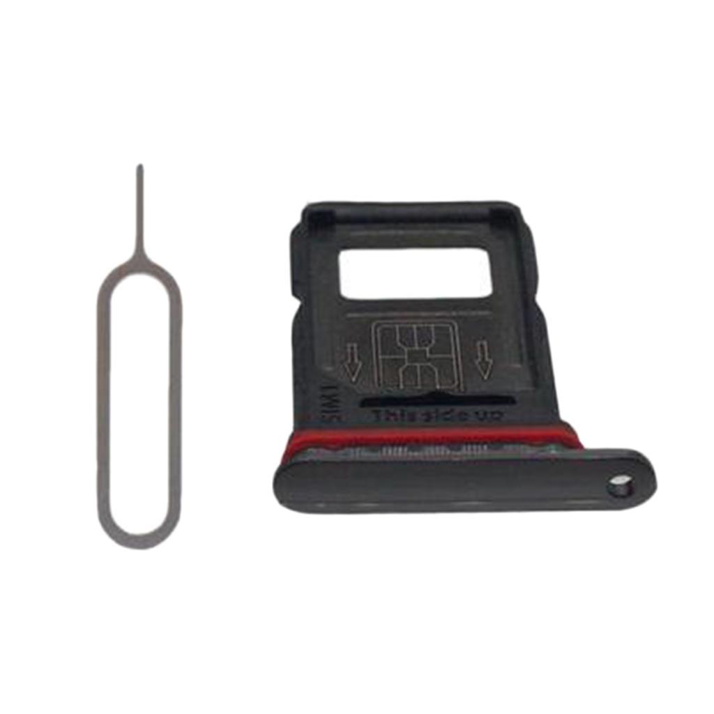 Dual SIM Card Holder Slot Tray Replacement for OnePlus 7Pro Seven Pro Gray