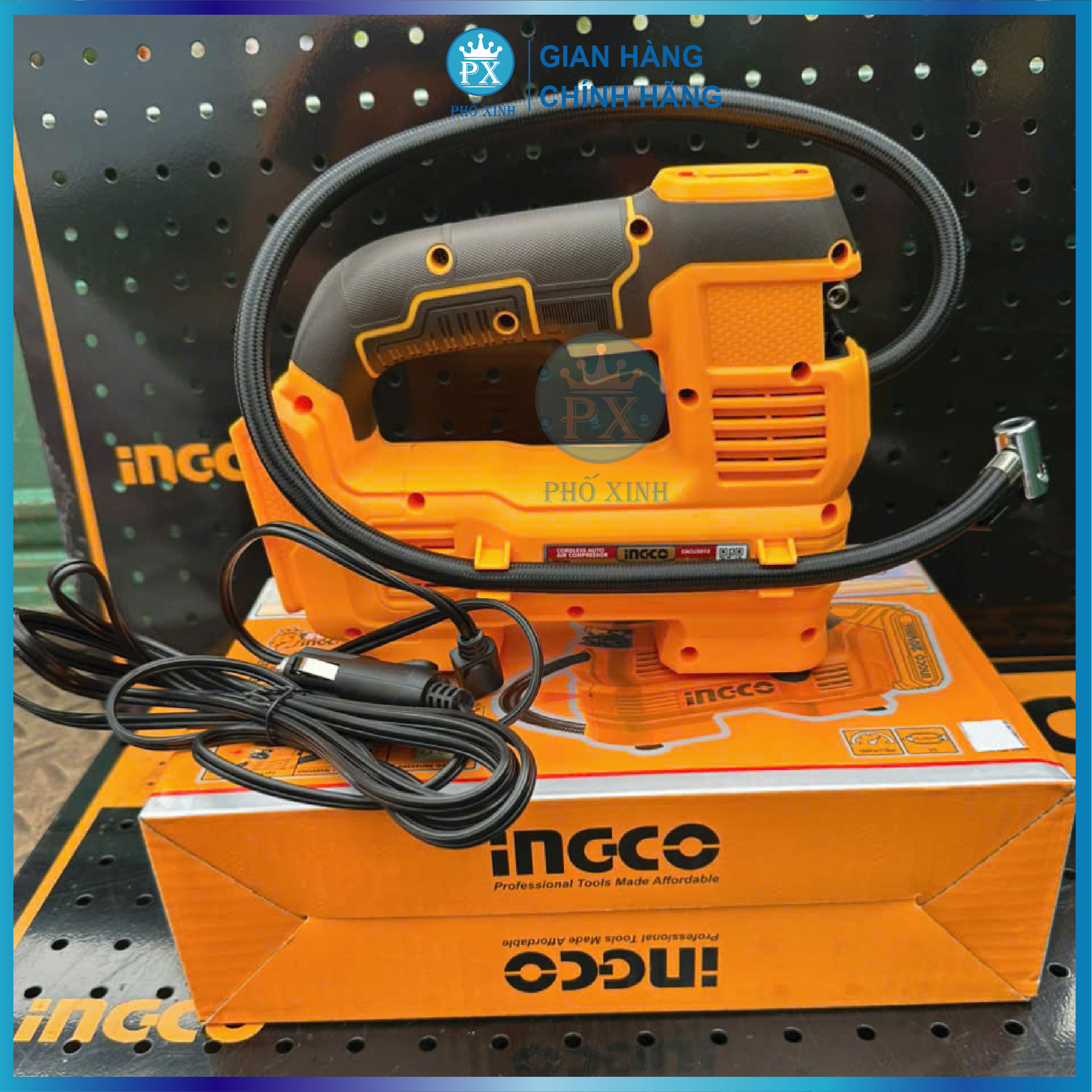 Máy bơm hơi pin 20V CACLI2012 chưa bao gồm pin và sạc