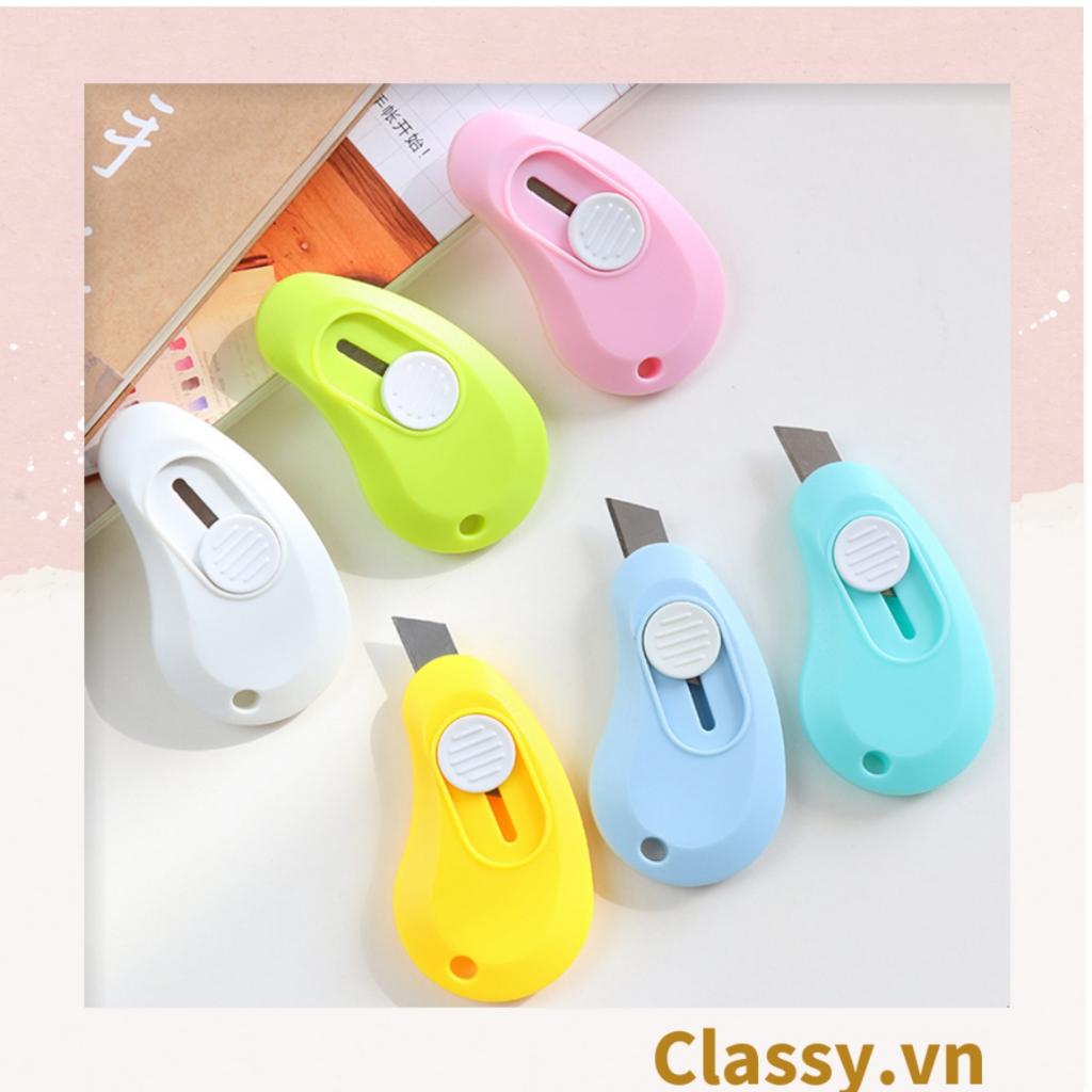 Dao rọc giấy cầm tay nhỏ xinh Classy màu pastel PK1523