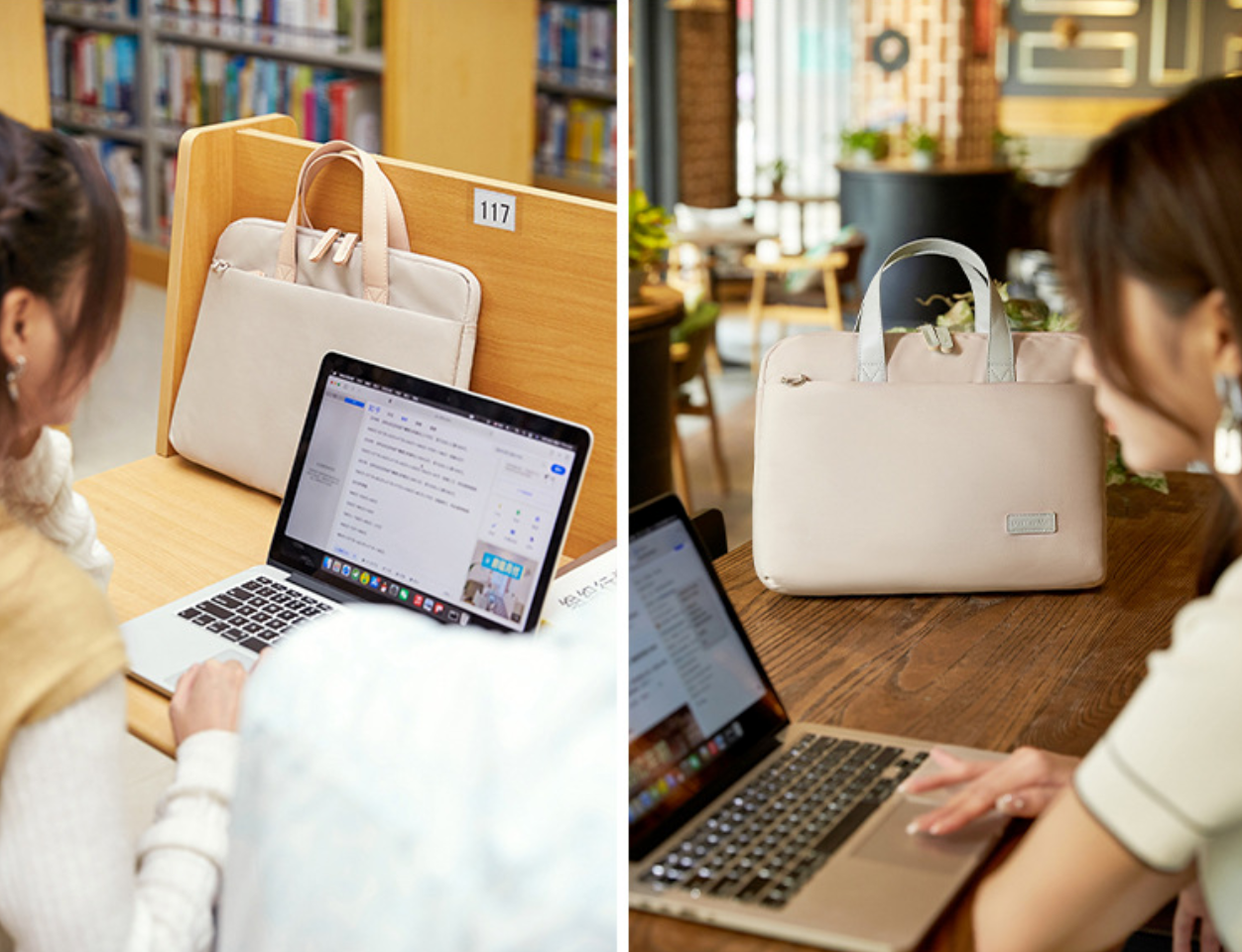 Túi xách chống sốc dành cho laptop máy tính,  túi công sở nam nữ đeo chéo cặp đựng laptop - Hàng chính hãng