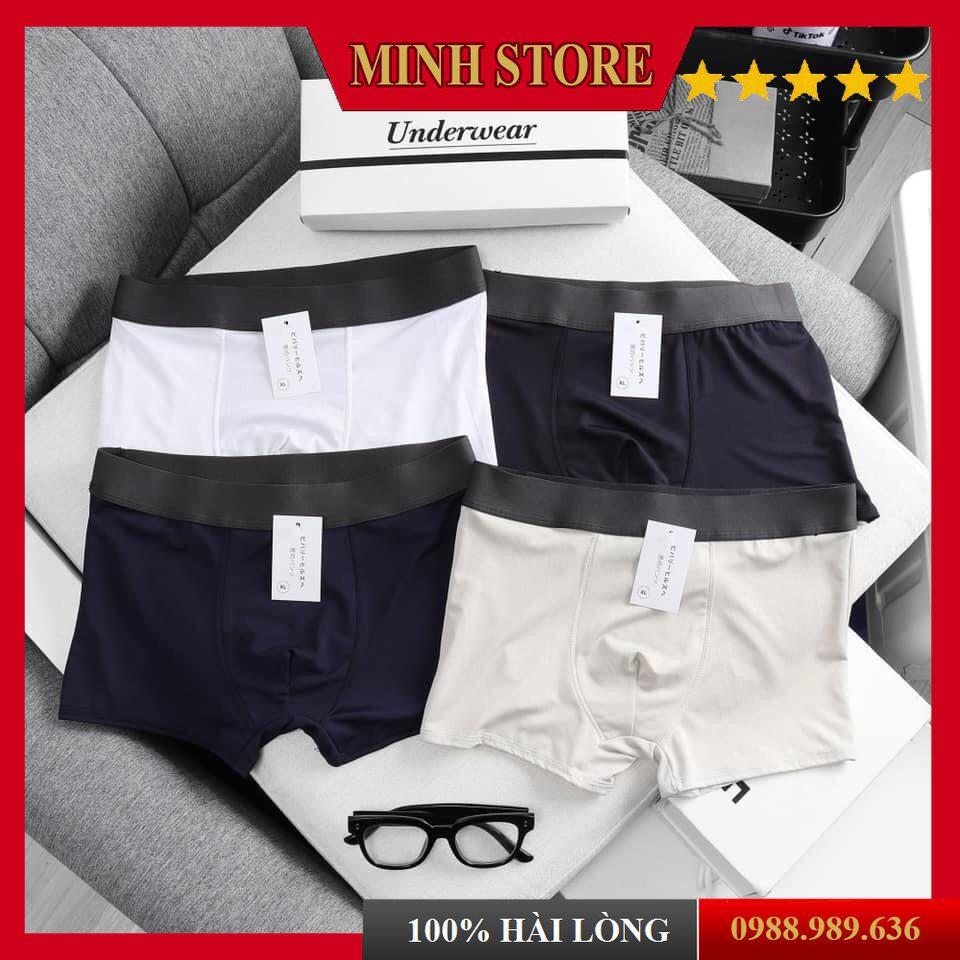 Quần sịp nam cao cấp thun lạnh, quần lót nam boxer chất liệu thoáng mát co giãn 4 chiều thoải mái SDN02 - MS88