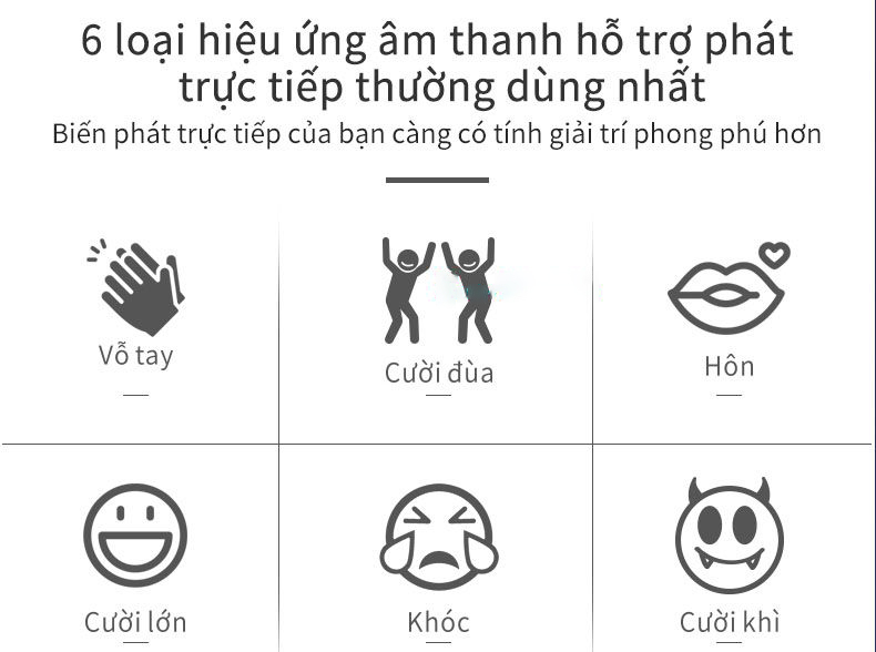 Sound card livestream XOX BH2 phiên bản tiếng Việt đa tính năng dành riêng cho điện thoại có Bluetooth - Hàng chính hãng