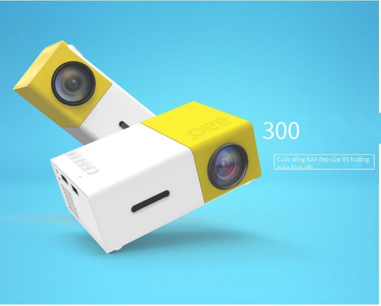 Máy chiếu YG300 mới thuận lợi nhất mini micro yg300 giải trí máy chiếu điện thoại LED di động tại nhà