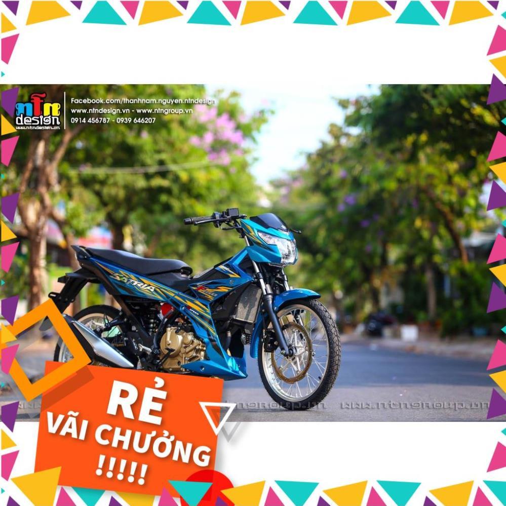 Tem Rời Raider FI Mẫu Xanh Vàng Đen