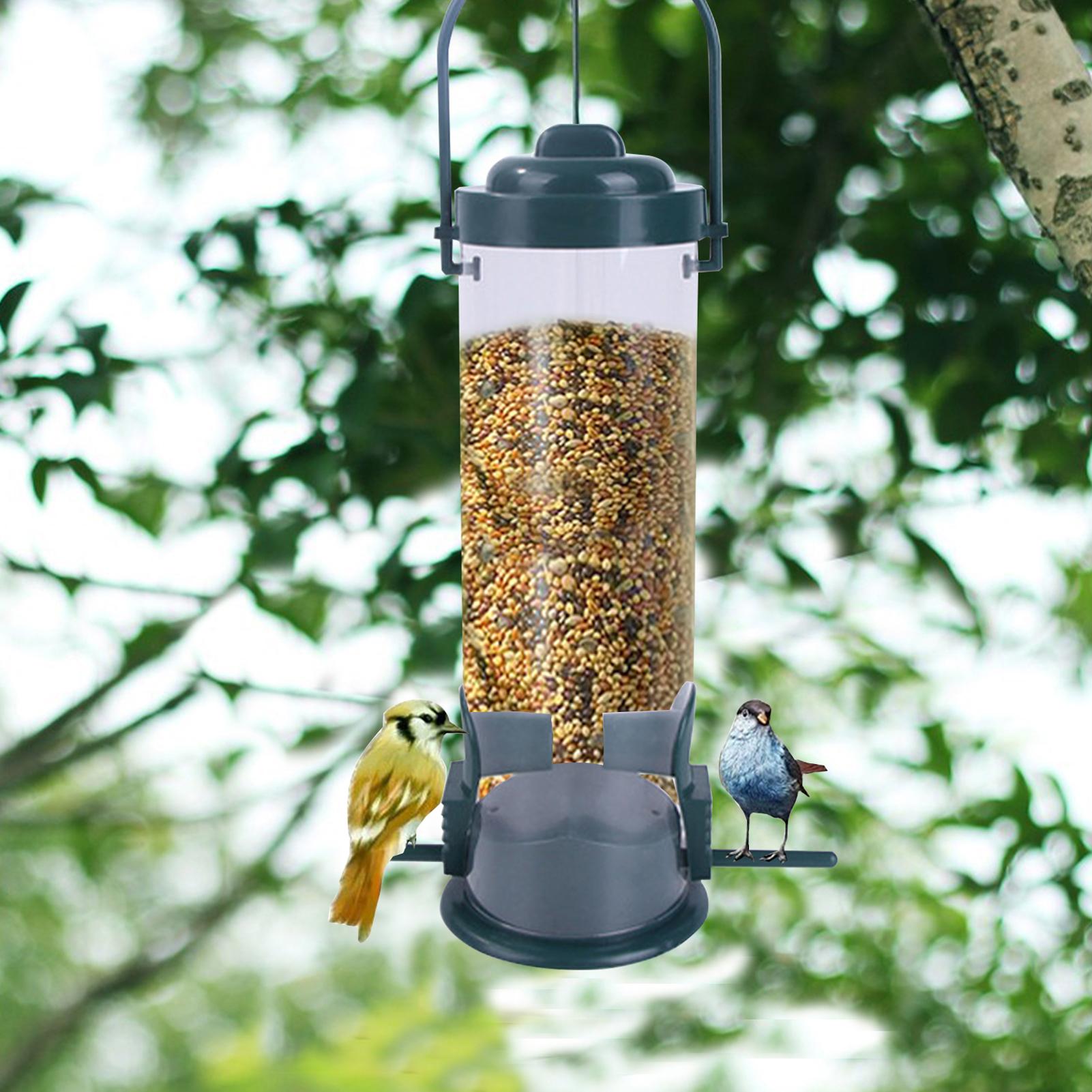 Máng ăn cho chim treo, bằng nhựa cứng cao cấp